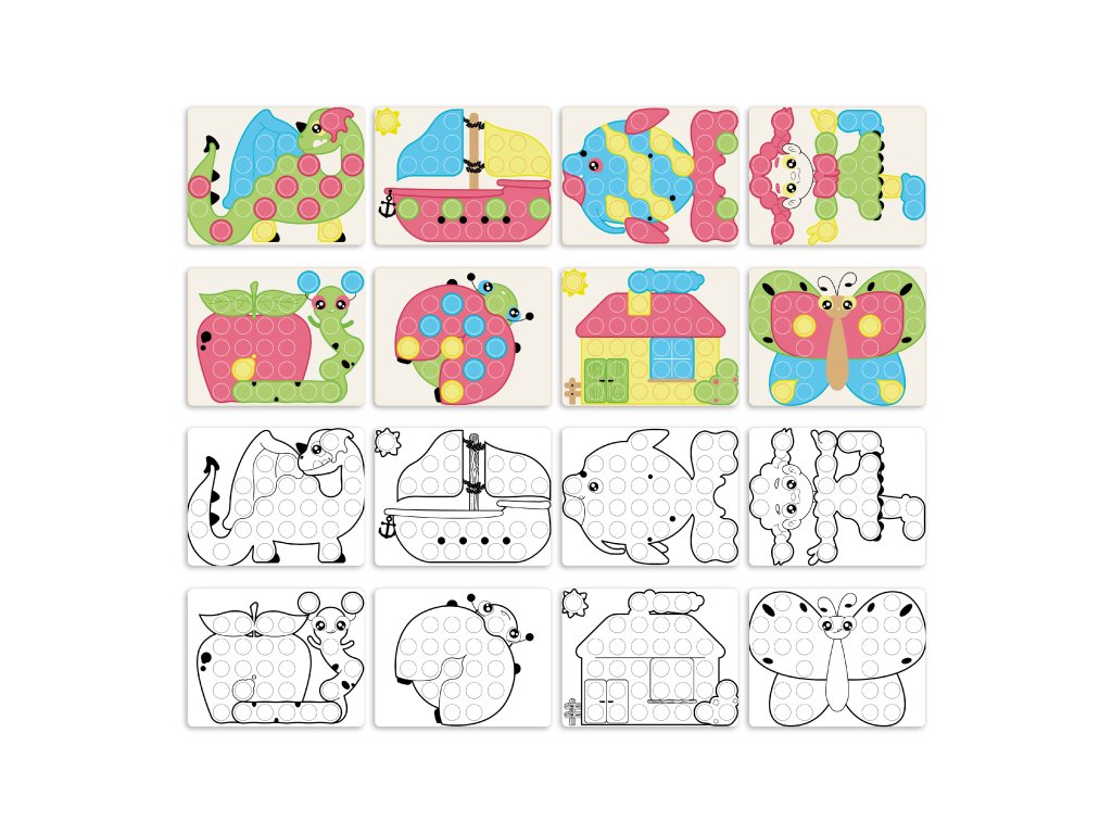 Quercetti Mozaika Fantacolor Junior Play Eco+