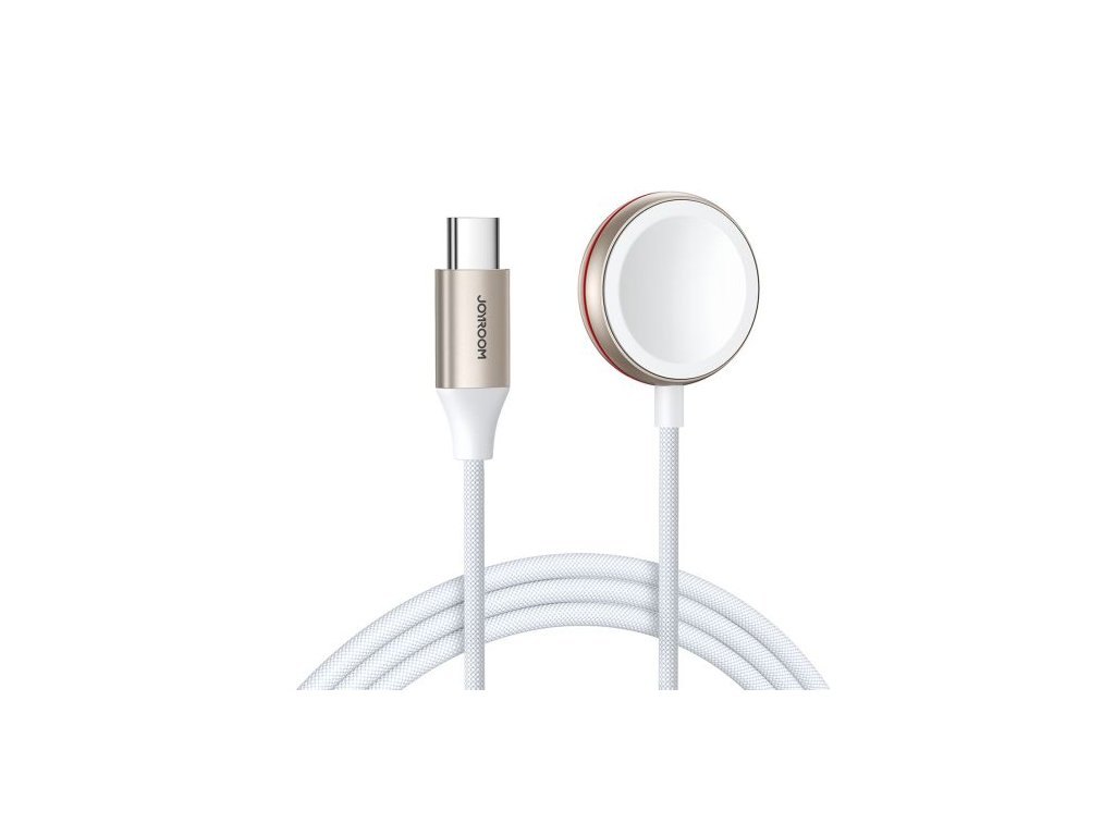 Joyroom Wireless Apple Watch Charger All Series with Type-C cable 1.2m, 3.5W, White (S-IW011)