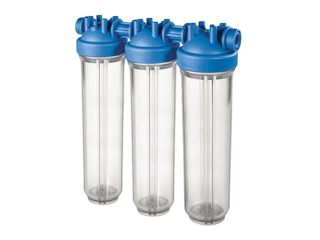 Big Blue filter MASTER 20" TRIO connection 6/4" - three-stage water filter for well and drinking water