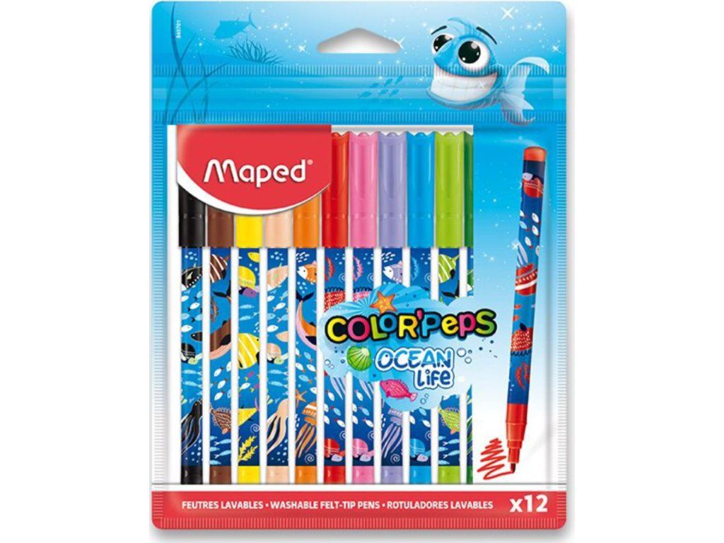 fixy colorpeps ocean life decorated 12ks 195729