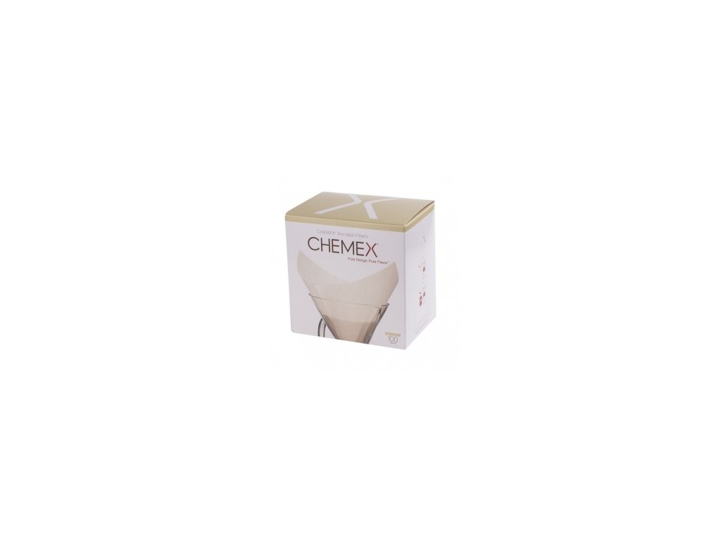 Paper FILTERS Chemex 6-10 cups - white, SQUARE