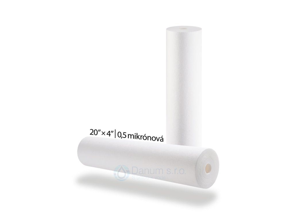 Ersättningsfilter BigBlue - pressad, PP | 20” × 4” | 0,5 µm
