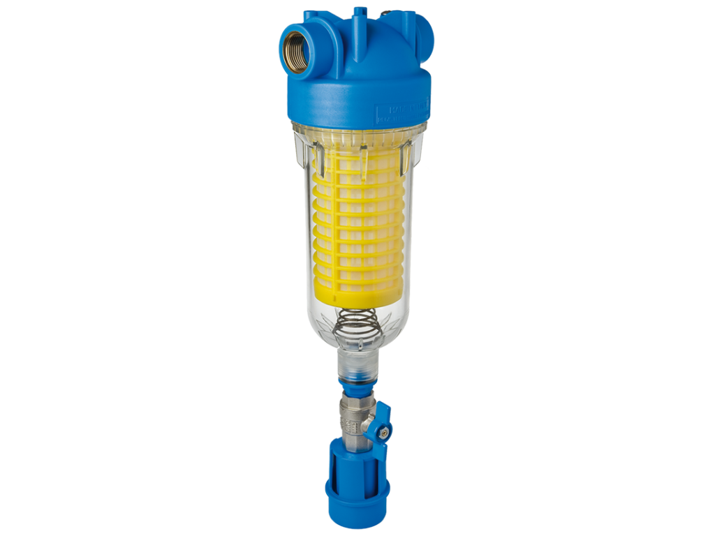 Selbstreinigender Wasserfilter HYDRA 7" RLH 90mcr Anschluss 1"