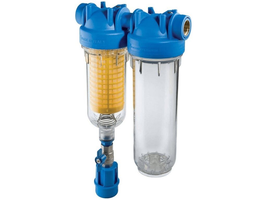 HYDRA 7" RLH DUO 90mcr 1" connection Self-cleaning water filter