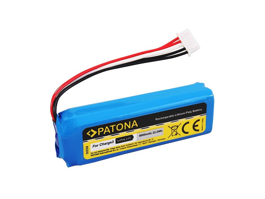Batéria pre reproduktory JBL Charge 3/2016+ 6000mAh Li-Pol 3,7V PATONA PT6520