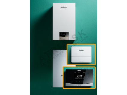 Vaillant VU 25CS/1-7 ecoTEC exclusive IoniDetect + VIH Q 75 B pod kotlom + sensoCOMFORT 720 + sensoNET VR 921