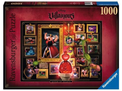 RAVENSBURGER Puzzle Disney Villainous: Srdcová královna 1000 dílků