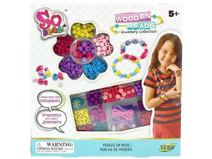drevene koralky v plastovych boxech 97380