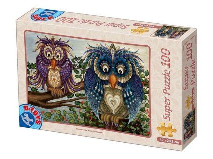 puzzle sovi par 100 dilku 52890