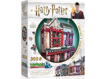 WREBBIT 3D 3D puzzle Harry Potter: Prvotřídní potřeby pro famfrpál a Slug & Jiggers Apothecary 305 dílků