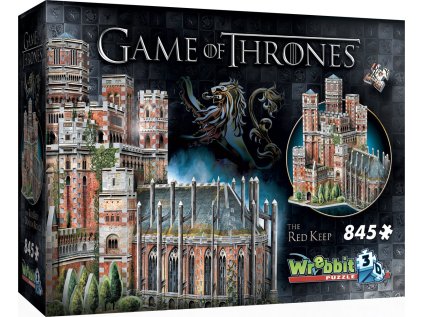 WREBBIT 3D 3D puzzle Hra o trůny: The Red Keep 845 dílků