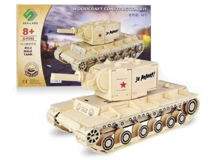 cena 3d puzzle tank kv 2 43462