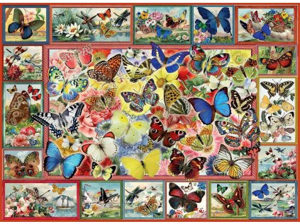 ANATOLIAN Puzzle Spousta motýlů 1000 dílků
