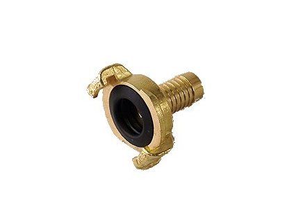 GEKA coupling 1" hose, bayonet quick coupling for water, brass