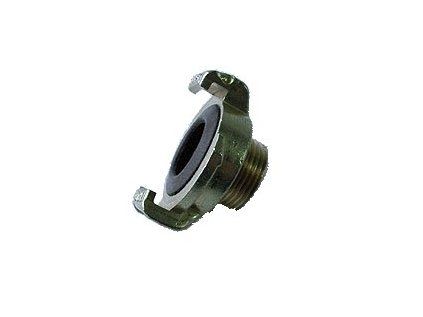 GEKA coupling 1/2" male thread, brass bayonet quick coupling for hose for irrigation