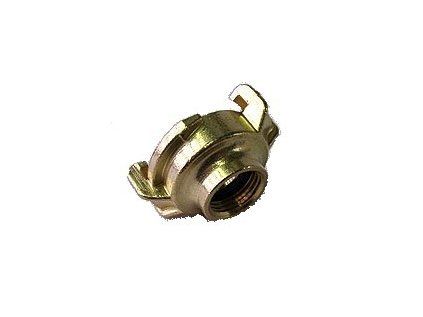 GEKA coupling 1/2" female thread, bayonet quick coupler for hose, brass