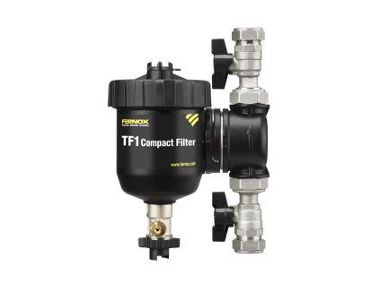Fernox Total Filter TF1 Compact 1", magnetischer Hydrozyklonfilter für die Heizung