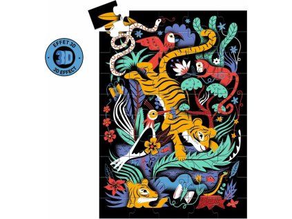 3d puzzle tygr 50 dilku 203445