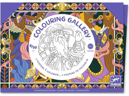 DJECO Omalovánková galerie Heroic