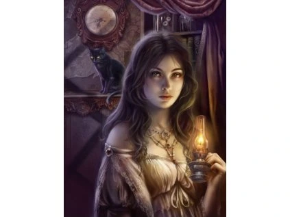 puzzle carodejnicka hodinka 2000 dilku 209897