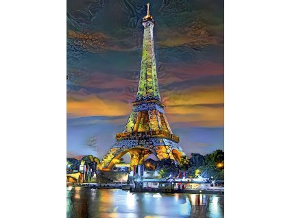 BLUEBIRD Puzzle Eiffelova věž při západu slunce, Paříž, Francie 1000 dílků