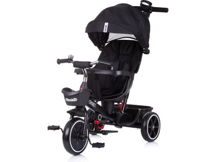 CHIPOLINO Tříkolka se stříškou Smart 2v1 Raven