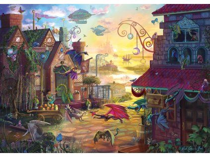 puzzle draci posta 1000 dilku 191866