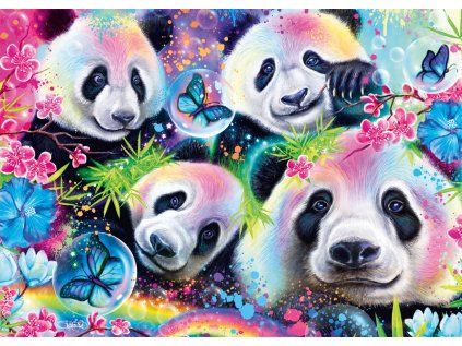 puzzle neon pandy 1000 dilku 200302