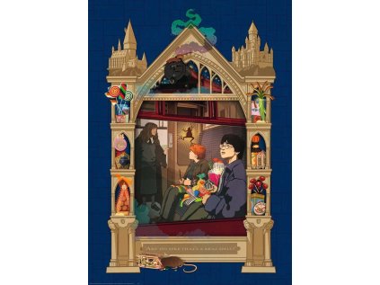 RAVENSBURGER Puzzle Harry Potter: Bradavice 1000 dílků