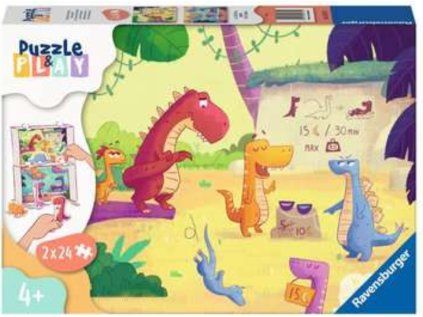 puzzleplay dinosaurus 2x24 dilku 196557