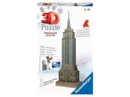 3d puzzle mini empire state building 66 dilku 155646