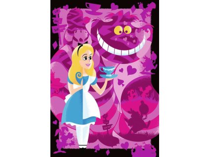 RAVENSBURGER Puzzle Disney 100 let: Alenka v říši divů 300 dílků