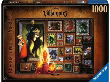 RAVENSBURGER Puzzle Disney Villainous: Scar 1000 dílků