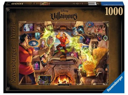 RAVENSBURGER Puzzle Disney Villainous: Gaston 1000 dílků
