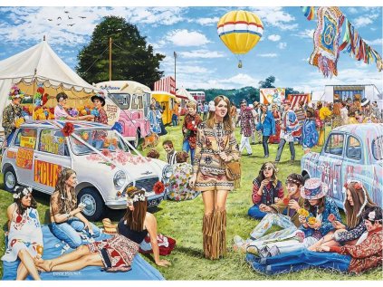 RAVENSBURGER Puzzle Festival květinových dětí 1000 dílků