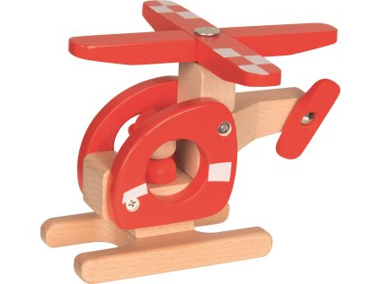 drevena helikoptera s pilotem 189062