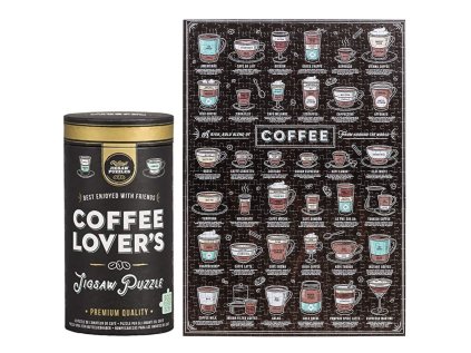 RIDLEY'S GAMES Puzzle Pro milovníky kávy 500 dílků