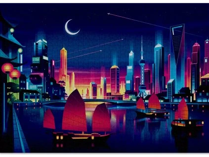 puzzle skyline 1000 dilku 144650