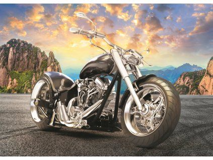 puzzle cerna motorka 500 dilku 121971