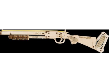 WOODEN CITY 3D puzzle Puška Judgment Day RMT-870, 42 dílků