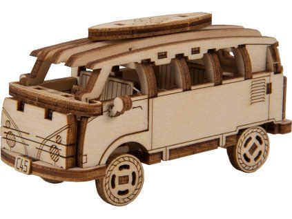 3d puzzle superfast minibus retro 218746