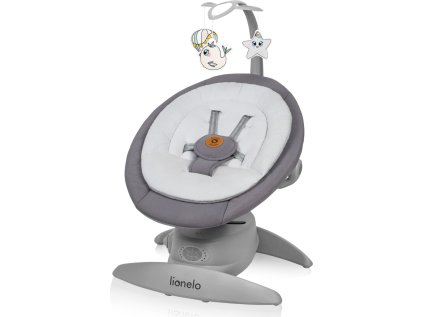 LIONELO Kojenecké lehátko Mell Grey Stone
