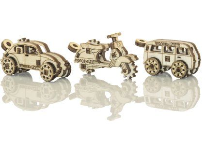 3d puzzle mini sada widgets historicka vozidla 35 dilku 218849