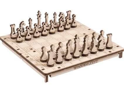 3d puzzle hra sachy a dama 2v1 218761