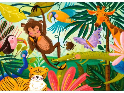 ENJOY Puzzle V džungli 1000 dílků