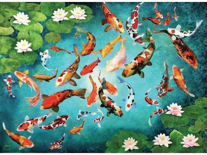 EUROGRAPHICS Puzzle Koi kapři 1000 dílků