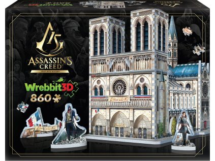 WREBBIT 3D 3D puzzle Assassin's Creed Unity: Notre-Dame 860 dílků