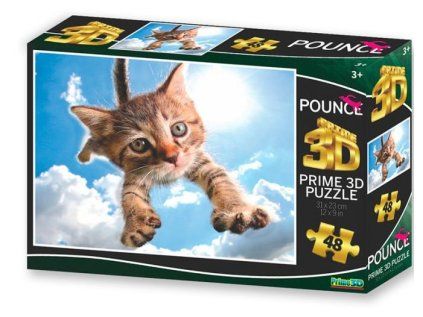 puzzle kote v oblacich 3d 48 dilku 122146