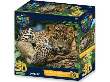 puzzle ges jaguar 3d 100 dilku 214639