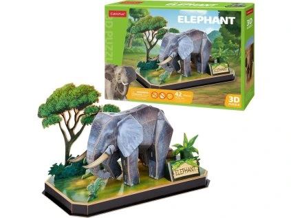 3d puzzle slon 42 dilku 199166